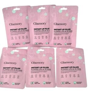 Glamory Instant Lip Filler Plumped Lips in 30 Minutes 2 Pair Masks NEW Lot of 6